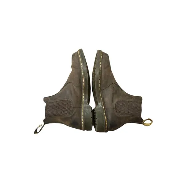 Nice Dr. Martens 2976 brown Crazy Horse Boots Shoes 27486201 Size 12M some wear