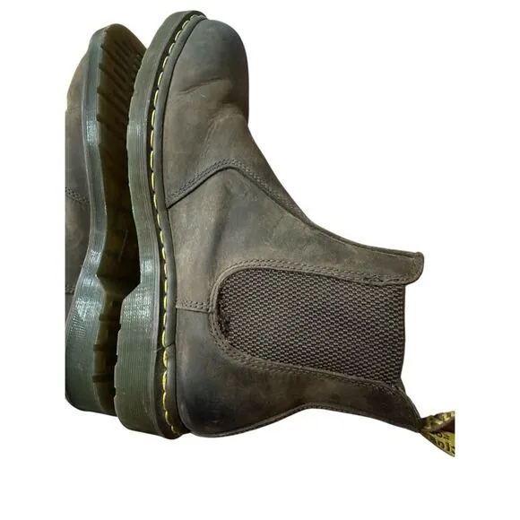 Nice Dr. Martens 2976 brown Crazy Horse Boots Shoes 27486201 Size 12M some wear