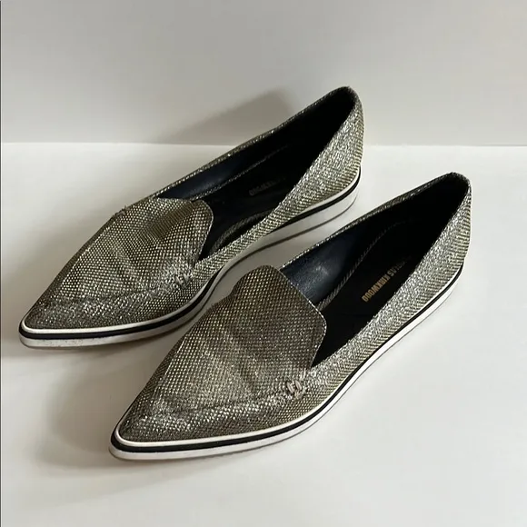 Nicolas Kirkwood Loafers in Silver and Grey