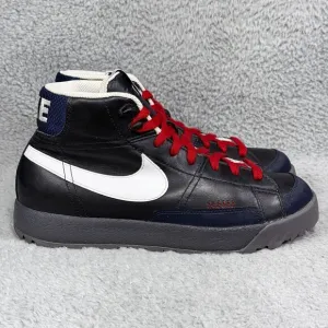 Nike ACG USA Womens Size 10 Sneaker Boots Blue Black Leather