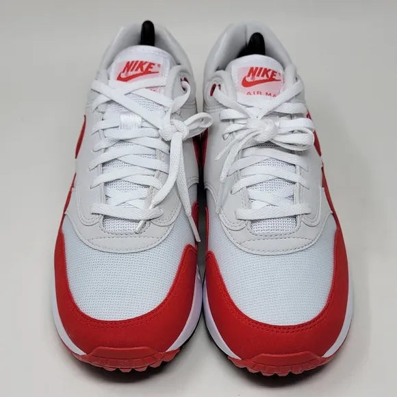 Nike Air Max 1 '86 OG G TB P White Red Golf Shoes Men's Size 9.5 FQ3272-107 New