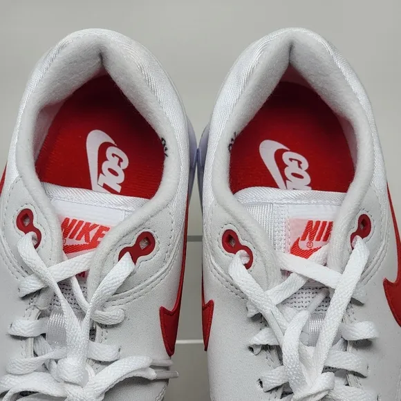 Nike Air Max 1 '86 OG G TB P White Red Golf Shoes Men's Size 9.5 FQ3272-107 New