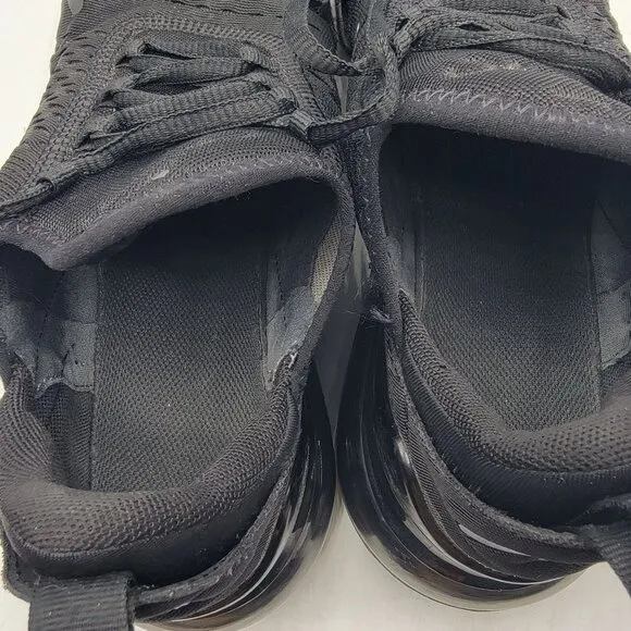 Nike Air Max 270 GS Womens Size 8 Black White Athletic Comfort Shoes 943345-001