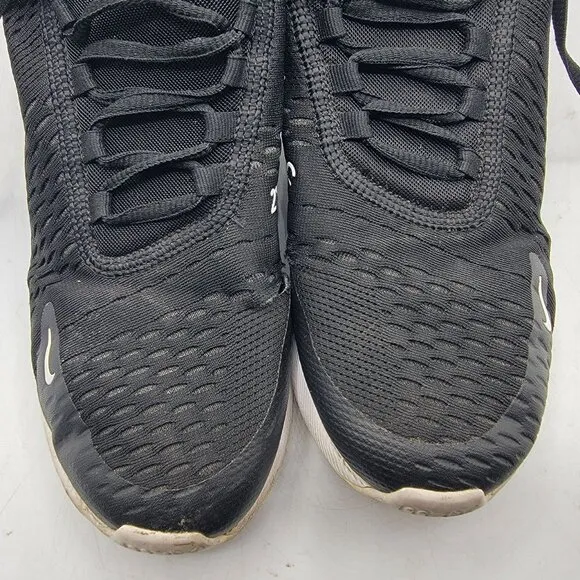 Nike Air Max 270 GS Womens Size 8 Black White Athletic Comfort Shoes 943345-001