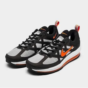 Nike Air Max Genome Gray &amp; Black Bright Mango CW1648-004 Airmax Running Sneakers