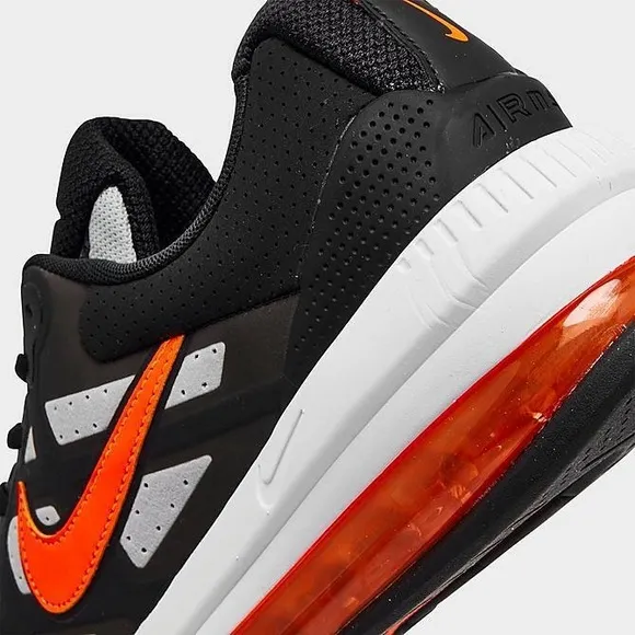 Nike Air Max Genome Gray &amp; Black Bright Mango CW1648-004 Airmax Running Sneakers