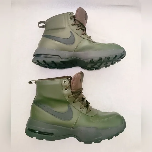 Nike Air Max Goaterra 2.0 GS Boots Green Black DC9515 300 - SIZE 7Y = 8.5 WOMENS