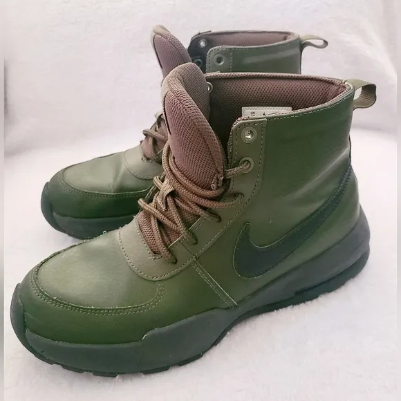 Nike Air Max Goaterra 2.0 GS Boots Green Black DC9515 300 - SIZE 7Y = 8.5 WOMENS