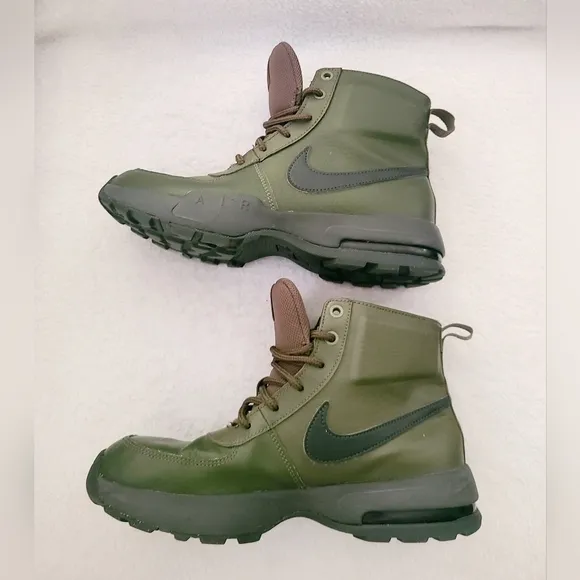 Nike Air Max Goaterra 2.0 GS Boots Green Black DC9515 300 - SIZE 7Y = 8.5 WOMENS