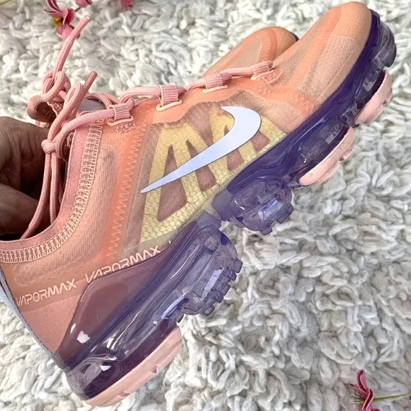 Nike Air Vapormax 2019 Coral Amethyst Pink Running Shoes AR6632 603