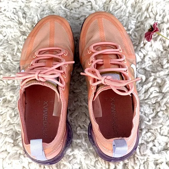 Nike Air Vapormax 2019 Coral Amethyst Pink Running Shoes AR6632 603