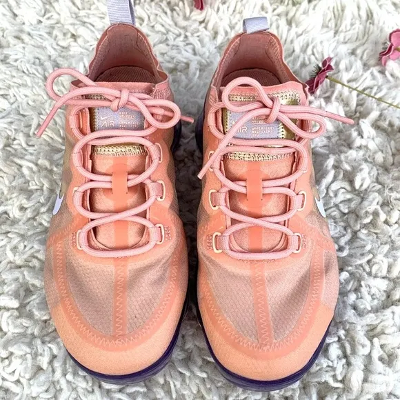 Nike Air Vapormax 2019 Coral Amethyst Pink Running Shoes AR6632 603