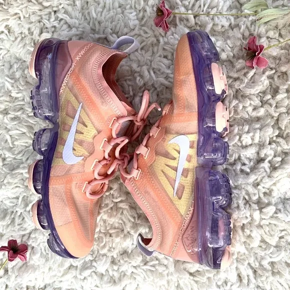 Nike Air Vapormax 2019 Coral Amethyst Pink Running Shoes AR6632 603
