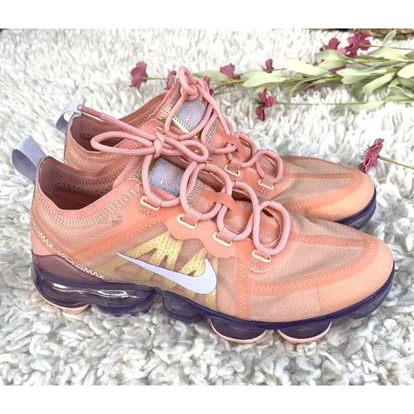 Nike Air Vapormax 2019 Coral Amethyst Pink Running Shoes AR6632 603