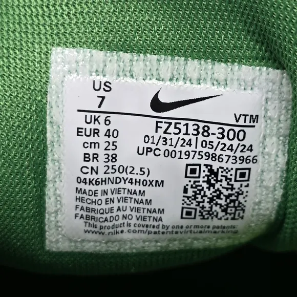 Nike Air Zoom Pegasus 41 Oregon Running Shoes Green FZ5138-300 Men’s Size 7 New