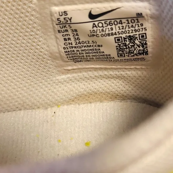Nike Blazer Low Pop Volt White and Yellow Sneakers
