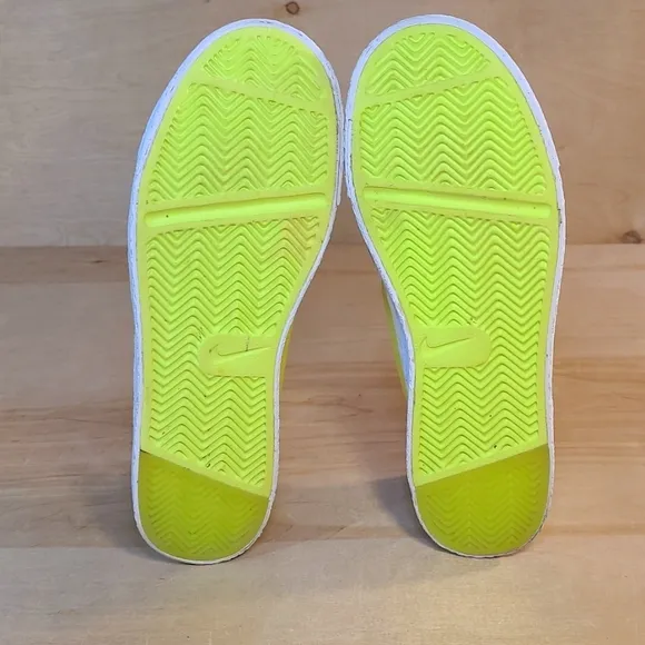 Nike Blazer Low Pop Volt White and Yellow Sneakers