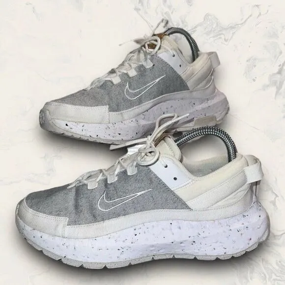 Nike Crater Remixa White Photon Dust Athletic Casual Shoe Sneaker Women’s Size 8