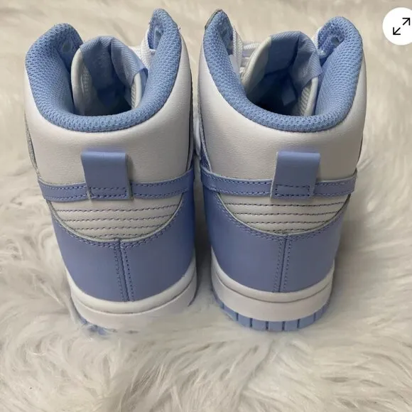 Nike Dunk Low Womens Casual Sneaker Shoes White Blue DD1869-107 VNDS Size 5