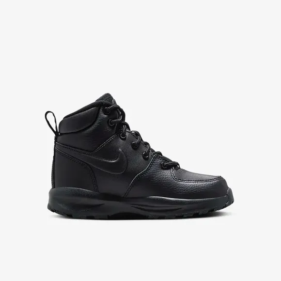 Nike Manoa LTR Boots Shoes Black Big Kids Size 8