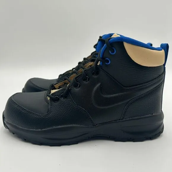 Nike Manoa LTR Leather GS Big kids black boots Size 6Y
