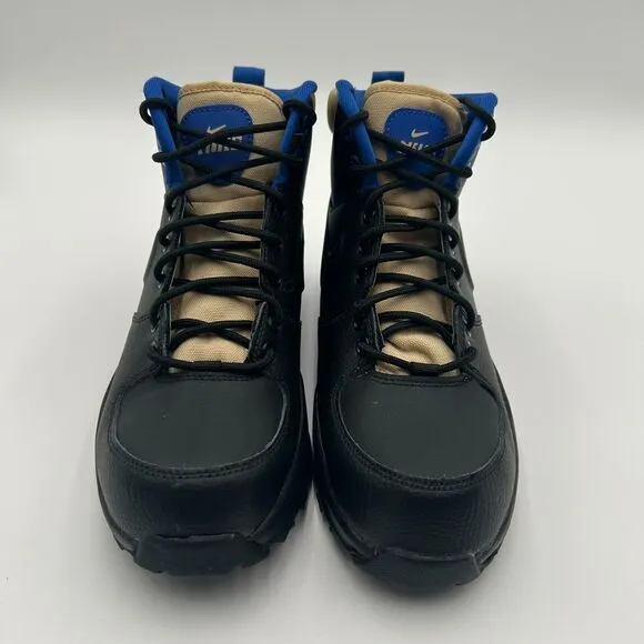 Nike Manoa LTR Leather GS Big kids black boots Size 6Y
