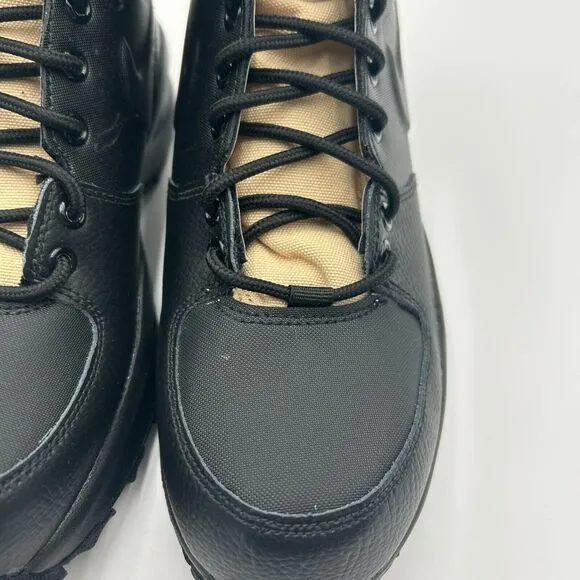 Nike Manoa LTR Leather GS Big kids black boots Size 6Y
