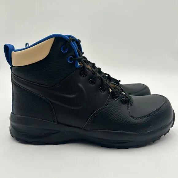 Nike Manoa LTR Leather GS Big kids black boots Size 6Y