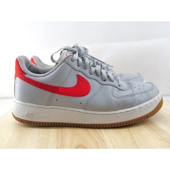 Nike Mens Air Force 1 CI0057-003 Gray Casual Shoes‎ Sneakers Size 8