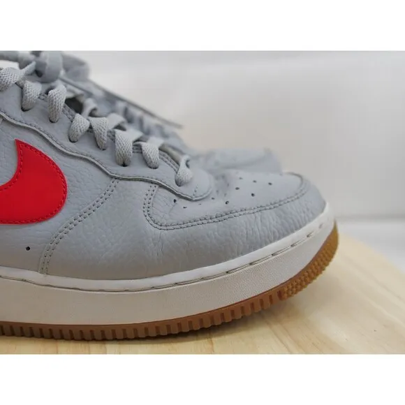 Nike Mens Air Force 1 CI0057-003 Gray Casual Shoes‎ Sneakers Size 8