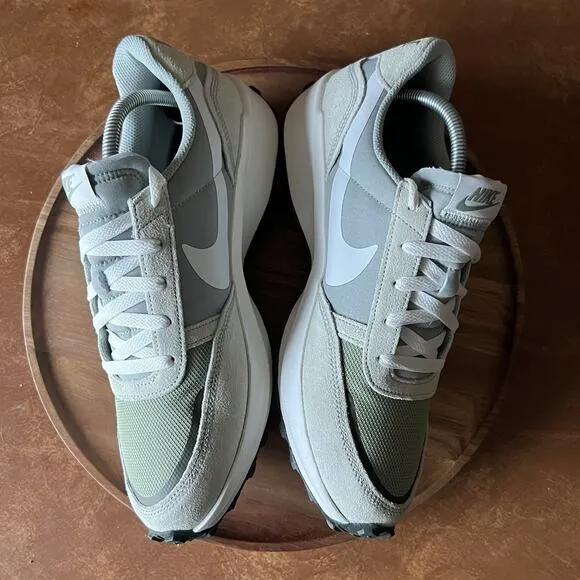 Nike Men's Waffle Nav Suede Jade Horizon Green Comfort Sneakers Shoes Size 10