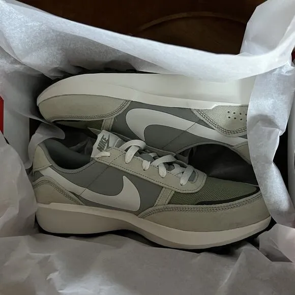 Nike Men's Waffle Nav Suede Jade Horizon Green Comfort Sneakers Shoes Size 10