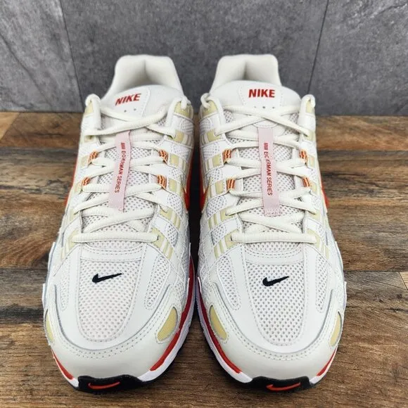Nike P-6000 Sz 9 Mens Phantom Dragon Red White Black Casual Shoes Sneakers