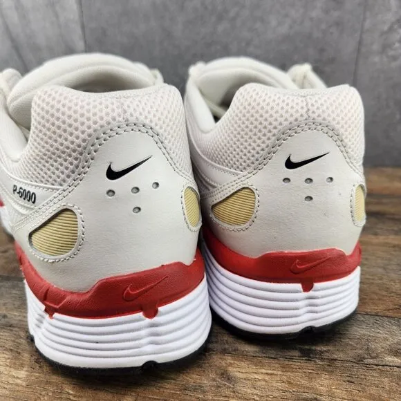 Nike P-6000 Sz 9 Mens Phantom Dragon Red White Black Casual Shoes Sneakers