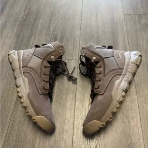 Nike SFB 6&quot; NSW Dark Mushroom Light Taupe Leather Boots 862507-201 Mens Size 8.5