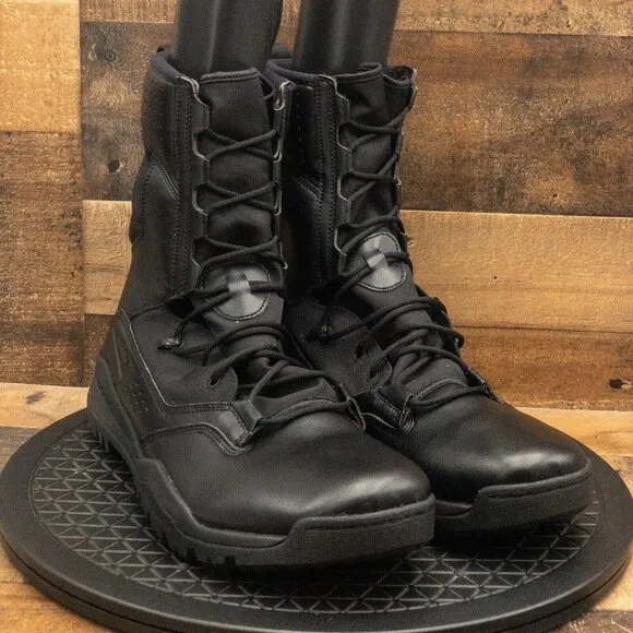 NIKE SFB FIELD 2 TACTICAL 8” COMBAT MENS  SHOES BLACK LEATHER BOOTS SIZE 15
