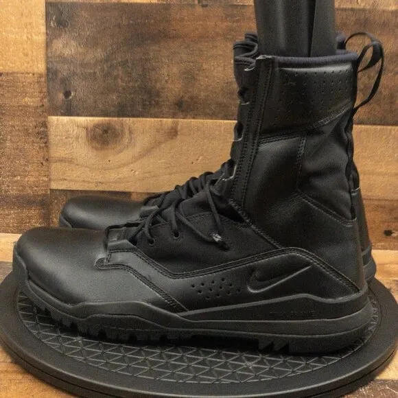 NIKE SFB FIELD 2 TACTICAL 8” COMBAT MENS  SHOES BLACK LEATHER BOOTS SIZE 15