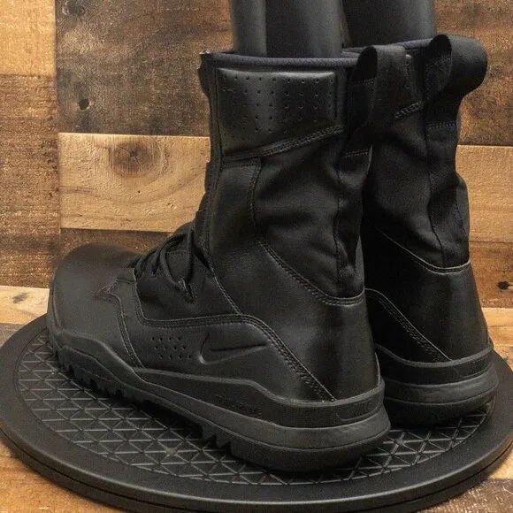 NIKE SFB FIELD 2 TACTICAL 8” COMBAT MENS  SHOES BLACK LEATHER BOOTS SIZE 15