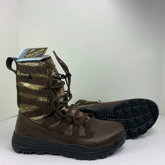Nike SFB Gen 2 8&quot; Real Tree Camo GT Fauna Brown Green Boots AJ9277-220 Mens