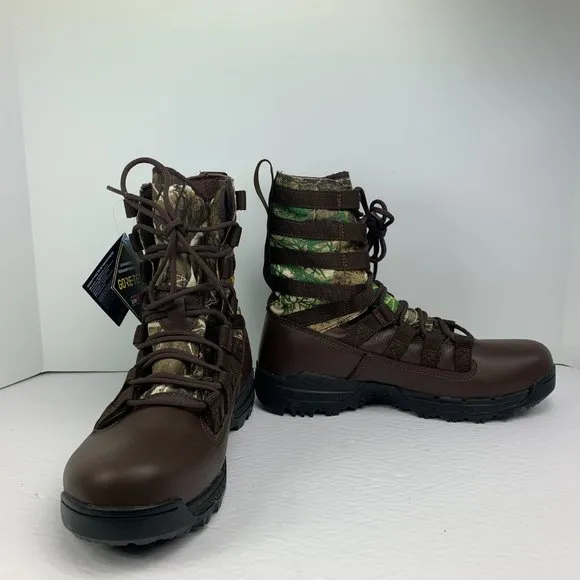 Nike SFB Gen 2 8&quot; Real Tree Camo GT Fauna Brown Green Boots AJ9277-220 Mens