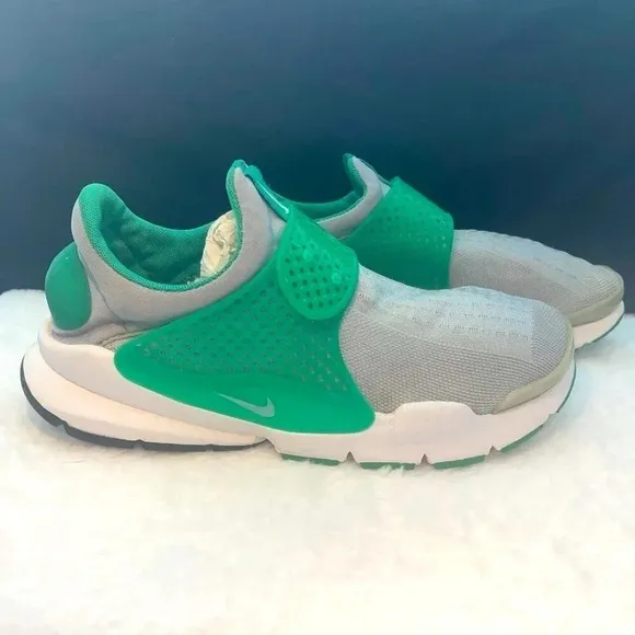Nike Sock Dart KJCRD Shoes Comfort Laceless Sneakers Wolf Gray Mens Size 9