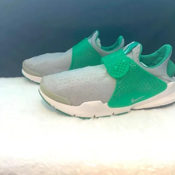 Nike Sock Dart KJCRD Shoes Comfort Laceless Sneakers Wolf Gray Mens Size 9