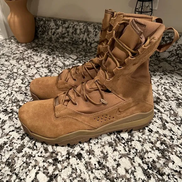 Nike Tan Tactical Boots