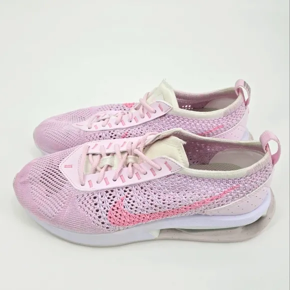 Nike Women's Air Max Flyknit Racer Training Soft Pink Athletic Shoes Size 8 NWOB