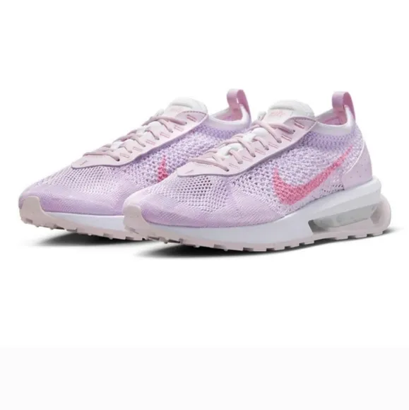 Nike Women's Air Max Flyknit Racer Training Soft Pink Athletic Shoes Size 8 NWOB