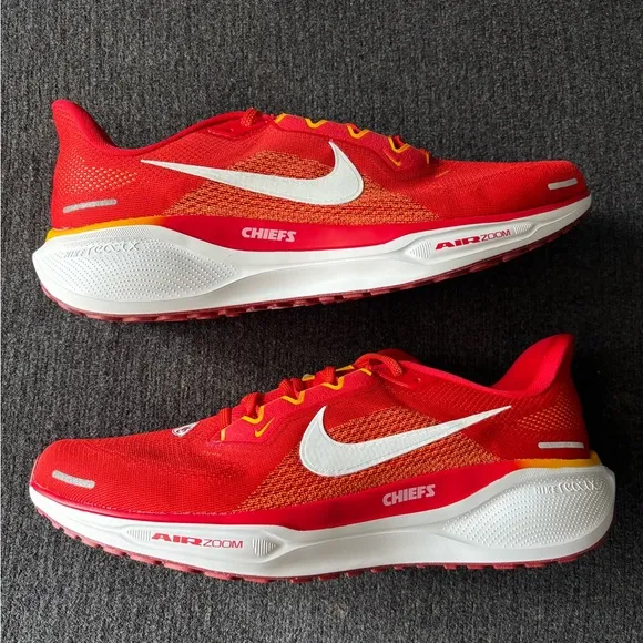 NIKE X NFL AIR ZOOM PEGASUS 41 “KANSAS CITY CHIEFS” SIZE 11.5