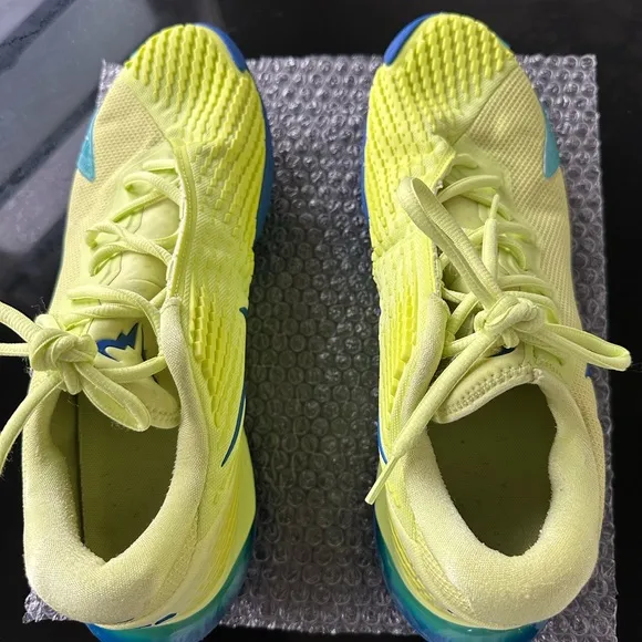 Nike Zoom Cage 4 Rafa Nadal Yellow and Blue Tennis  Shoes