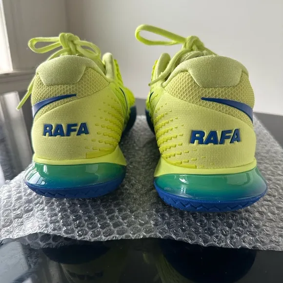 Nike Zoom Cage 4 Rafa Nadal Yellow and Blue Tennis  Shoes