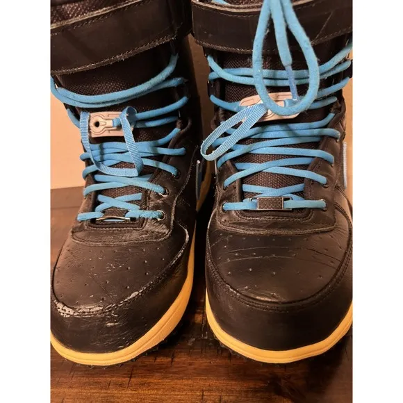Nike Zoom Force 1 ZF1 Nike Snowboard Boots Shoes 334841-041 Size 9 SBB Black