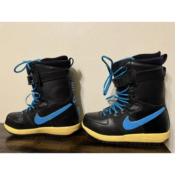 Nike Zoom Force 1 ZF1 Nike Snowboard Boots Shoes 334841-041 Size 9 SBB Black